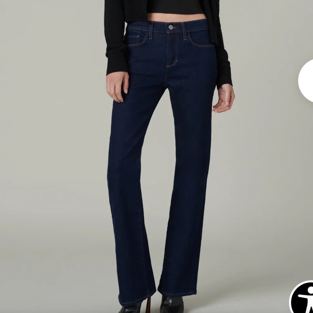 Joe's Jeans Provocateur Dark Blue Straight Leg Women's Jeans